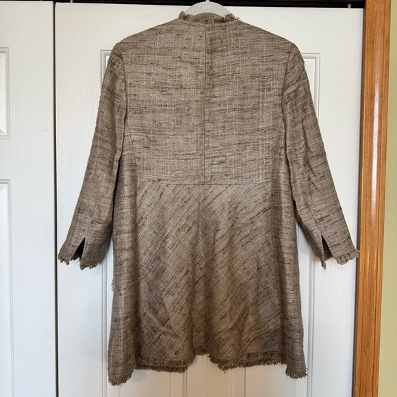 Sara Campbell Long Line Silk Blazer - Picture 3 of 7